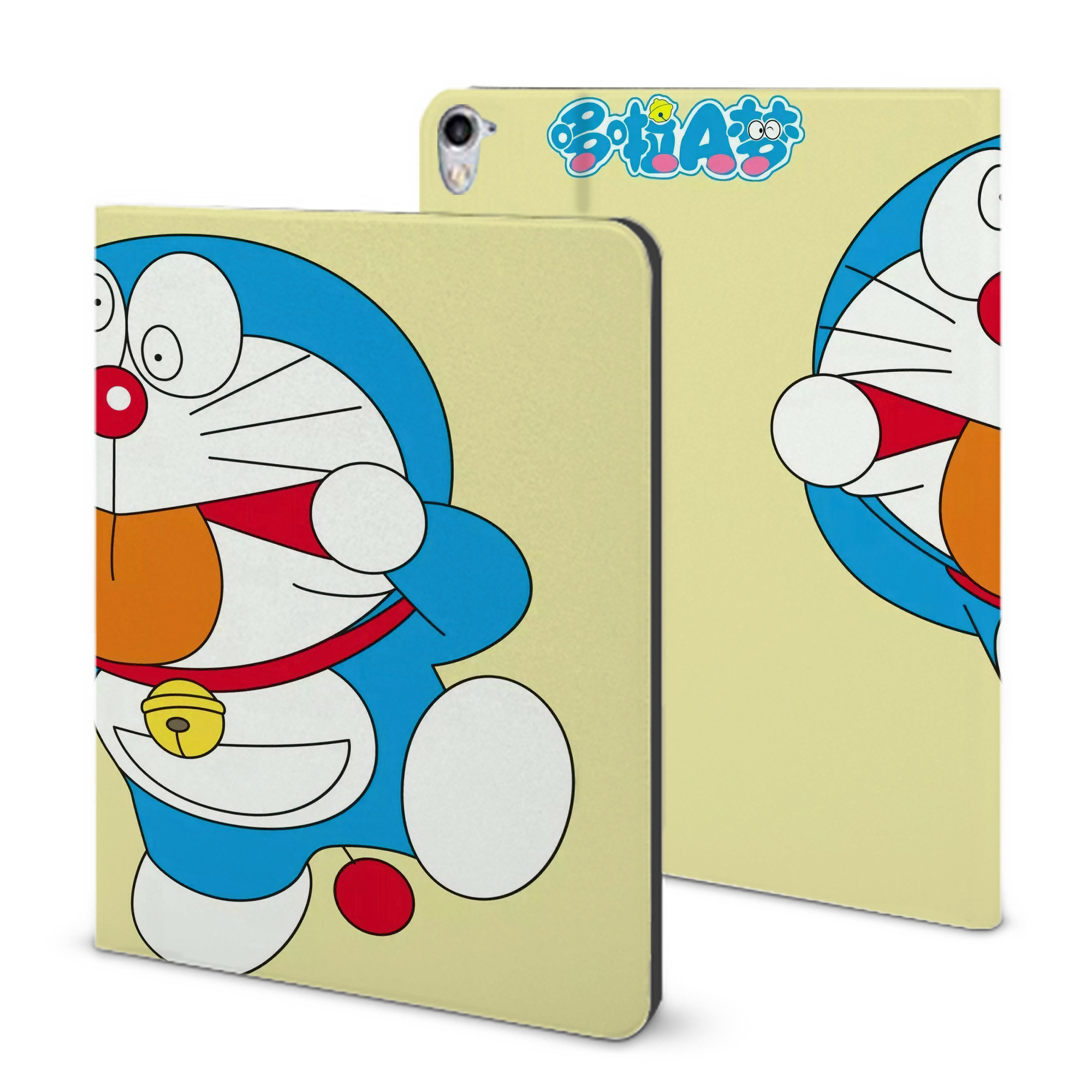 （画像用） ドラえもん Doraemon IPad ケース ブック型 PUレザー TPU 耐衝撃 軽量 薄型 ペン収納なし 全面保護 IPad 各モデル対応